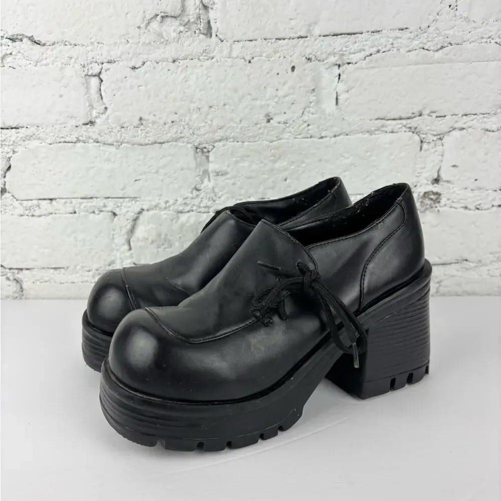 Vintage 90’s Y2K Soda Chunky Platform Heels 6